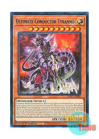 画像1: 英語版 WISU-EN009 Ultimate Conductor Tyranno 究極伝導恐獣 (レア) 1st Edition