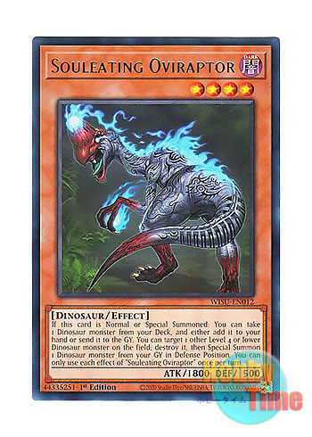 英語版 WISU-EN012 Souleating Oviraptor 魂喰いオヴィラプター (レア) 1st Edition
