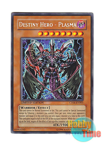 英語版 CT04-EN003 Destiny HERO - Plasma D-HERO Bloo-D (シークレットレア) Limited  Edition