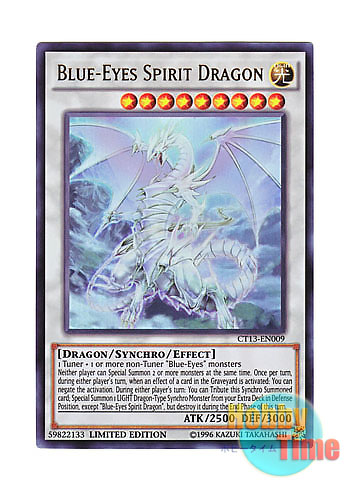 英語版 CT13-EN009 Blue-Eyes Spirit Dragon 青眼の精霊龍 (ウルトラレア) Limited Edition