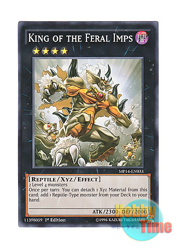 画像1: 英語版 MP14-EN033 King of the Feral Imps キングレムリン (ノーマル) 1st Edition