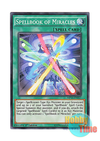 画像1: 英語版 MP14-EN057 Spellbook of Miracles 魔導書の奇跡 (ノーマル) 1st Edition