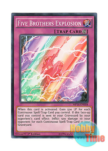 画像1: 英語版 MP14-EN058 Five Brothers Explosion 炎虎梁山爆 (ノーマル) 1st Edition