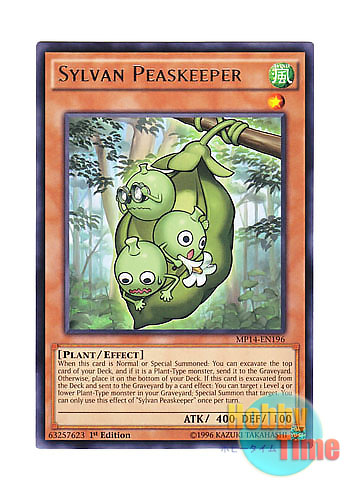 画像1: 英語版 MP14-EN196 Sylvan Peaskeeper 森羅の実張り ピース (レア) 1st Edition