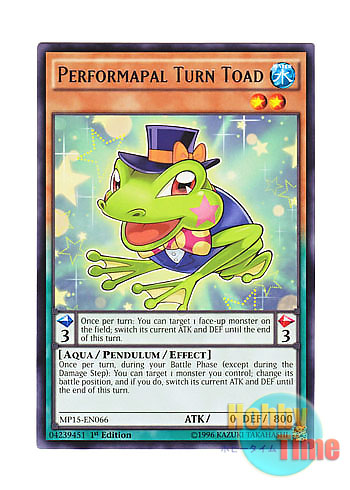 画像1: 英語版 MP15-EN066 Performapal Turn Toad EMヒックリカエル (レア) 1st Edition