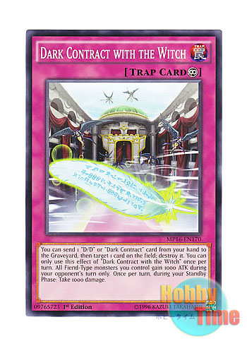 画像1: 英語版 MP16-EN170 Dark Contract with the Witch 戦乙女の契約書 (ノーマル) 1st Edition