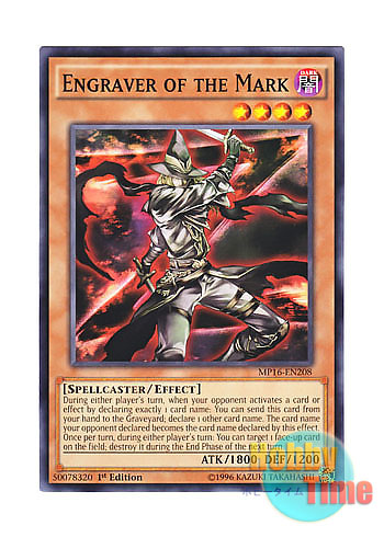 画像1: 英語版 MP16-EN208 Engraver of the Mark 刻印の調停者 (ノーマル) 1st Edition