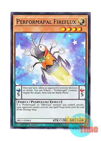 画像1: 英語版 MP17-EN003 Performapal Fireflux EMホタルクス (ノーマル) 1st Edition