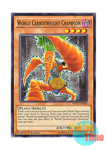 画像1: 英語版 MP17-EN050 World Carrotweight Champion にん人 (ノーマル) 1st Edition