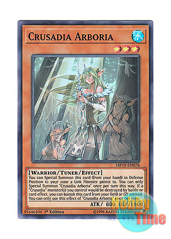 英語版 MP19-EN078 Crusadia Arboria 神樹のパラディオン (スーパーレア) 1st Edition