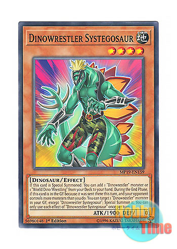 画像1: 英語版 MP19-EN159 Dinowrestler Systegosaur ダイナレスラー・システゴ (ノーマル) 1st Edition