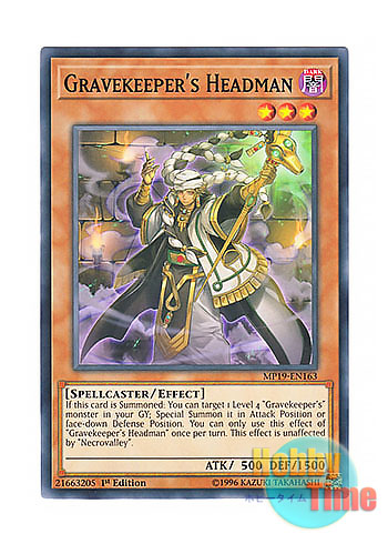 画像1: 英語版 MP19-EN163 Gravekeeper's Headman 墓守の神職 (ノーマル) 1st Edition