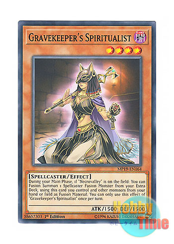 画像1: 英語版 MP19-EN164 Gravekeeper's Spiritualist 墓守の霊術師 (ノーマル) 1st Edition