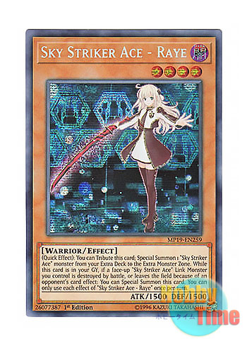 英語版 MP19-EN259 Sky Striker Ace - Raye 閃刀姫－レイ (プリズマ