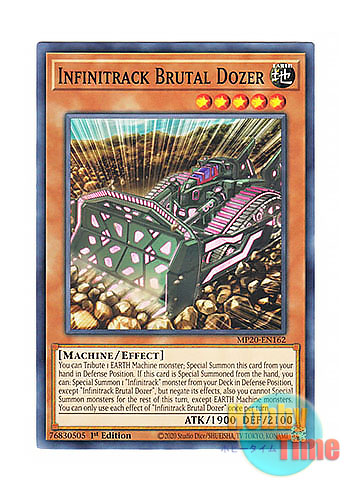 画像1: 英語版 MP20-EN162 Infinitrack Brutal Dozer 無限起動ブルータルドーザー (ノーマル) 1st Edition