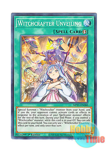 英語版 MP21-EN080 Witchcrafter Unveiling ウィッチクラフト 