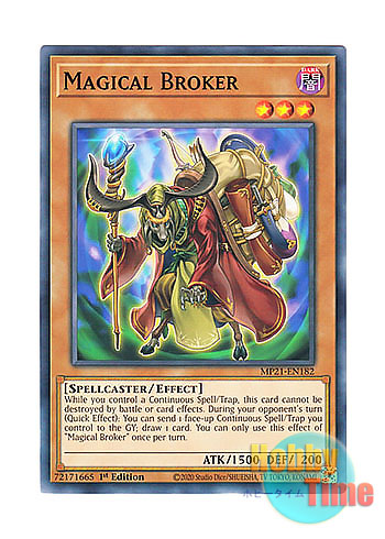 画像1: 英語版 MP21-EN182 Magical Broker 魔導闇商人 (ノーマル) 1st Edition