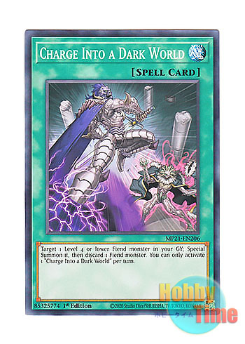 画像1: 英語版 MP21-EN206 Charge Into a Dark World 暗黒界の援軍 (ノーマル) 1st Edition