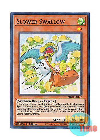 画像1: 英語版 MP22-EN137 Slower Swallow スロワースワロー (スーパーレア) 1st Edition