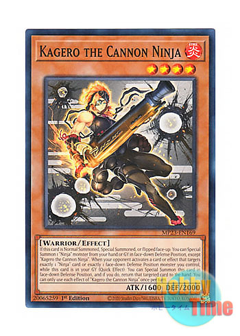 画像1: 英語版 MP23-EN169 Kagero the Cannon Ninja 銃の忍者－火光 (ノーマル) 1st Edition