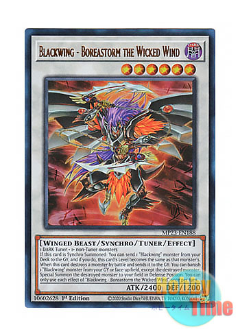 画像1: 英語版 MP23-EN188 Blackwing - Boreastorm the Wicked Wind BF－魔風のボレアース (ウルトラレア) 1st Edition