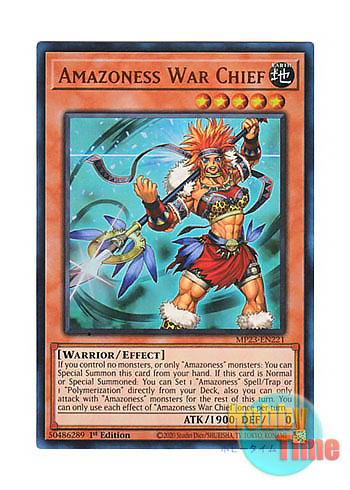 画像1: 英語版 MP23-EN221 Amazoness War Chief アマゾネスの戦士長 (ウルトラレア) 1st Edition