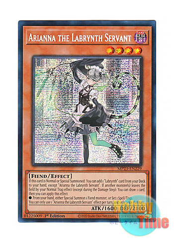 英語版 MP23-EN229 Arianna the Labrynth Servant 白銀の城の召使い アリアンナ  (プリズマティックシークレットレア) 1st Edition