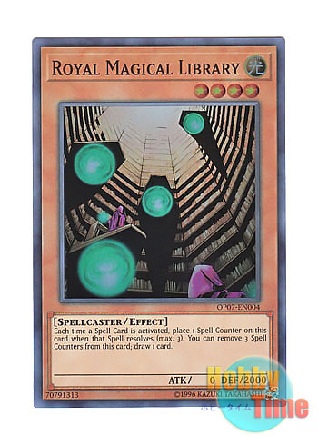 英語版 OP07-EN004 Royal Magical Library 王立魔法図書館 (スーパーレア)