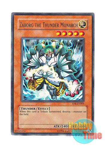 英語版 TP8-EN006 Zaborg the Thunder Monarch 雷帝ザボルグ (レア)